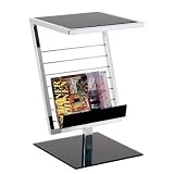 End Table Magazine Rack Holder Shelf