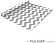 Self Adhesive Shelf Liner - 2 Pack - Rugby Chevron Graphite - Measure 1.5' H x 10' L (style# M-79820)