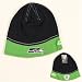 Seattle Seahawks Onfield 2-Tone Stitch Beanie - Blue/Green