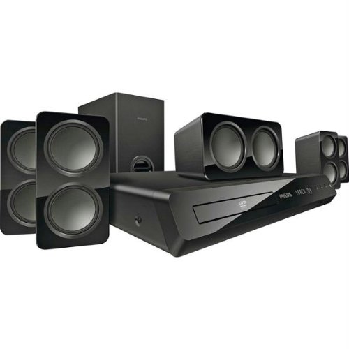 Receivers, Amps & HTIB-Philips 5.1-Channel DVD Home Theater System