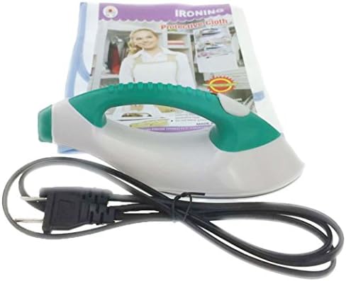 ifUlike Mini Travel Iron with Protective Mesh Pressing Pad