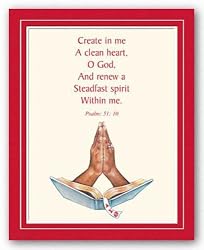 Create In Me A Clean Heart - Delta Sigma Theta by Merrill 8"x10" Art Print Poster
