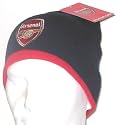 Arsenal FC beanie hat navy / red