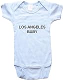 LOS ANGELES BABY - City Series - White, Blue or Pink Onesie / Baby T-shirt