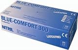 Produkt-Bild: BLUE COMFORT 300 Nitril Groesse XL, puderfrei, blau, Untersuchungshandschuhe 100 St&uuml;ck, nicht steril, Einmalhandschuhe, Einweghandschuhe