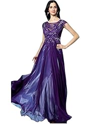 A-line Sleeveless Chiffon/Silk Cocktail Embroidered Beaded Crystal Lace Homecoming Dress/Prom Dress/Wedding Party Dress 