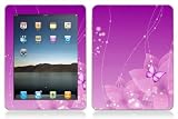 Bundle Monster Vinyl Skin Case Cover Art Decal Sticker Protector Accessories for Apple Ipad Tablet 16gb, 32gb, 64gb Wifi or 3G – Purple Butterfly