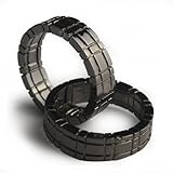 即席マジシャン! 指輪が繋がる外れるマジック! ヒンバーリング 黒金2色 a271(ブラック)