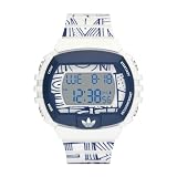 Adidas Originals Unisex Blue And White Digital Nyc Watch - ADH6119