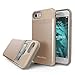 X-Doria iPhone 8, iPhone 7 Case, Stash Series - Hard Shell Hidden Wallet, Utility Case for Apple iPhone 8 & iPhone 7, [Gold]