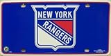 LP-1234 NY New York Rangers License Plate - 7002M