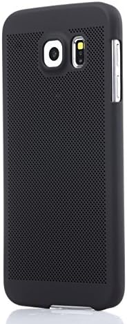 Tat2 - Samsung Galaxy S6 Case Black - Slim Fit S6 Case - Soft (Leather-like) Touch and Feel Cool Galaxy S6 Cases with Polycarbonate Protection - Resistant Non Slip Case and Firm Grip for Your Samsung Galaxy - Get It Now!! - For Samsung Galaxy S6 (Black)