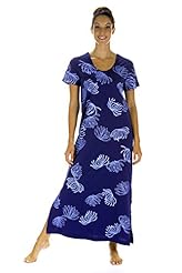 Petite Short Sleeves General Print Spring Summer Fall Winter Ankle Length Cotton/Knit Scoop Neck Evening Dress 