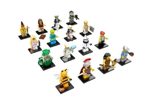 71001 LEGO Minifigures Series 10 - Complete Set of 16-image