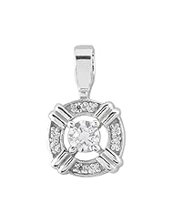 0.25ct 14k White Gold Diamond Fancy Pendant