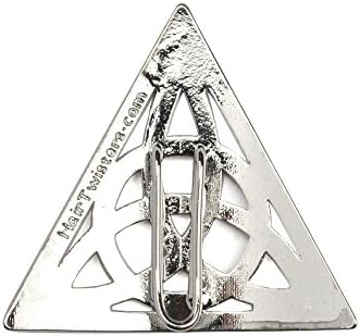 Hair Twisters Triangle Celtic Hair Hook Ponytail Holder Silver