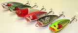 6 Topwater Poppers Crankbaits - Fishing Lures Set T6I