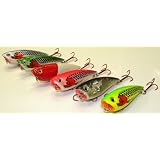 6 Topwater Poppers Crankbaits - Fishing Lures Set T6I