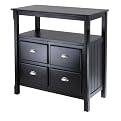 Timber Buffet Table - Black