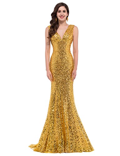 Grace Karin®Women Sequins Prom Dresses Stunning Cocktail Party Dress(FBA)