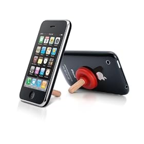 Sucker Stand - Mini Stand for iPhone & iPods - RED