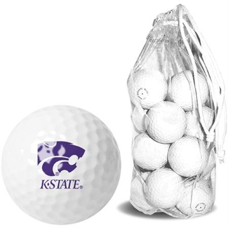 Kansas State Wildcats Ksu Ncaa Clear Pack 15 Golf Balls
