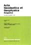 Acta Geodaetica Et Geophysica Hungarica