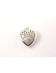 Aromatherapy Sterling Silver Heart Diffuser Locket