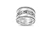 Sterling Silver Woman's Bali Fashion Wide Ring Classic 925 Band 13mm Sizes 6-10