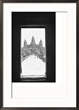 Angkor Wat Doorway View, Cambodia Framed Photographic Poster Print by Walter Bibikow, 21x29