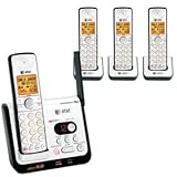 AT&T DECT 6.0 Black/Silver Digital 4-Handset Answering System (CL82409)