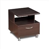 Nexera Eclipse End Table in Rich Dark Espresso