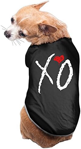 Pet The Weeknd XO Logo Dog Shirt Puppy Clothes