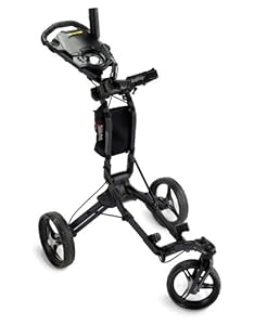 Bag Boy TriSwivel Push Cart, Matte Black