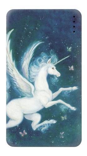 S1129 Unicorn Horse Fantasy Universal INNOVE 4000 mAh Portable USB External Battery Charger Power Bank For Mobile Phones