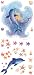 RoomMates YH1312M Mermaid Peel & Stick Wall Decals