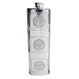 Review Quaich Company 4773K / Pewter Spirt Flask - Book of Kells - 3oz