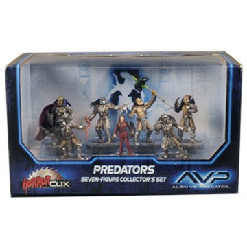 HorrorClix Alien vs Predator Predator Seven-Figure Collector Set