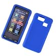 LG Versa VX9600 Verizon Rubber Protector Silicone Skin Case Soft Cover Blue