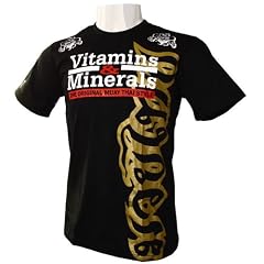 Vitamins and Minerals - T-Shirt Muay Thai Style - Schwarz - Gr��e M