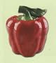 RED BELL PEPPER 3-Dimensional Cookie Jar NICE & BRAND NEW