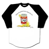 The Simpsons - Duff Beer - Baseball Jersey - X-Large