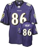 Men`s Baltimore Ravens #86 Todd Heap Team Replica Jersey