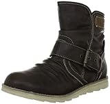 Tom Tailor Red Deer low boot 515650012046, Damen Stiefel, Braun (dark brown 46), EU 39