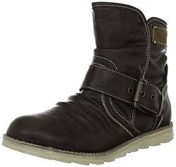 Tom Tailor Red Deer low boot 515650012046, Damen Stiefel, Braun (dark brown 46), EU 40