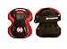 Punisher Skateboards Boys Elbow, Knee, and Wrist Pad Set for Skateboarding or BMX, Youth Ages 8+, Red