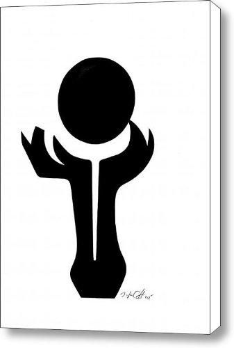 One Third Woman Canvas Print / Canvas Art - Artist Jennifer Casteline