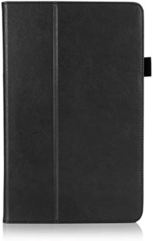 STONG 3in1 Dell Venue 11 Pro Folio Case- Slim Folding Premium Leather Cover Case for Dell Venue 11 Pro Tablet Flip Case Cover With Card holder & Elastic Hand Strap,Black + Screen Protector + Stylus Pen