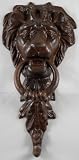 Large Iron Lion Head Doorknocker