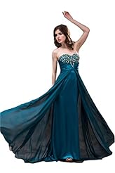 Strapless Crystal   Ruched Lace-Up Sleeveless Chiffon Prom Dress  With Rhinestones and Ruffles
